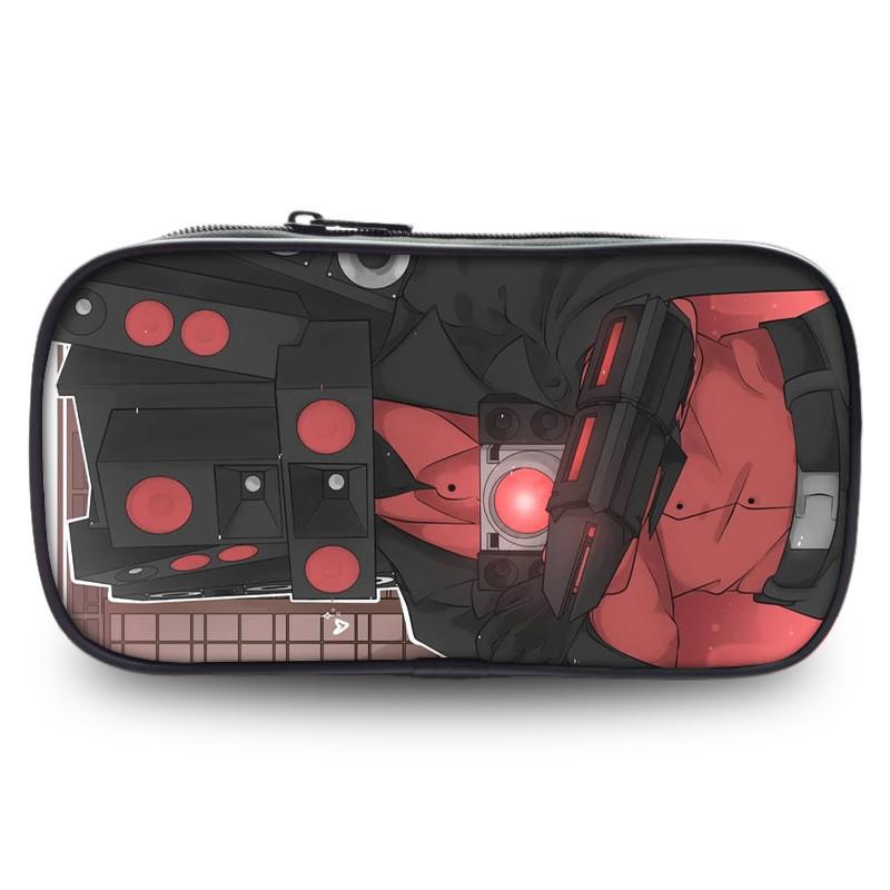 Skibidi Toilet Unique Pen Case Fashionable Polyester Unisex For Use School