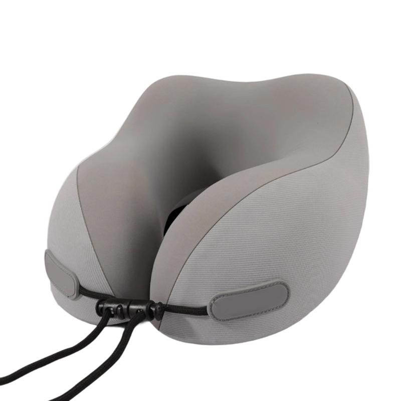 Ergonomic U Shape Travel Pillow Memory Foam Neck Support For Vehicle Plane Long Journeys And Office Use Train Relaxation
