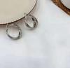 Trendy European & American High-End Twisted Metal Earrings for Women