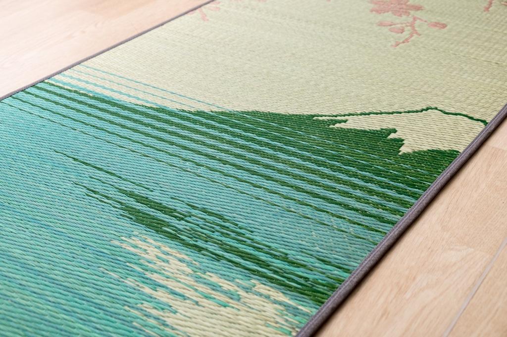 IKEHIKO Corporation Yoga SAKURA Fuji 60 x 180 6 mm Thick Made in Japan with Igusa Grass Instructor-Approved "Tatami Yoga" Mat, (#8237200), Approx. cm,