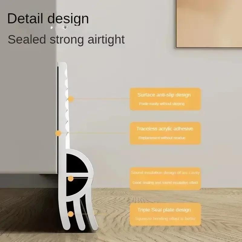 Home Hardware Sealing Strip 1M Door Bottom Windproof Dust Stopper Guard Rain Weatherstrip Noise Reduction Insulator Sealer