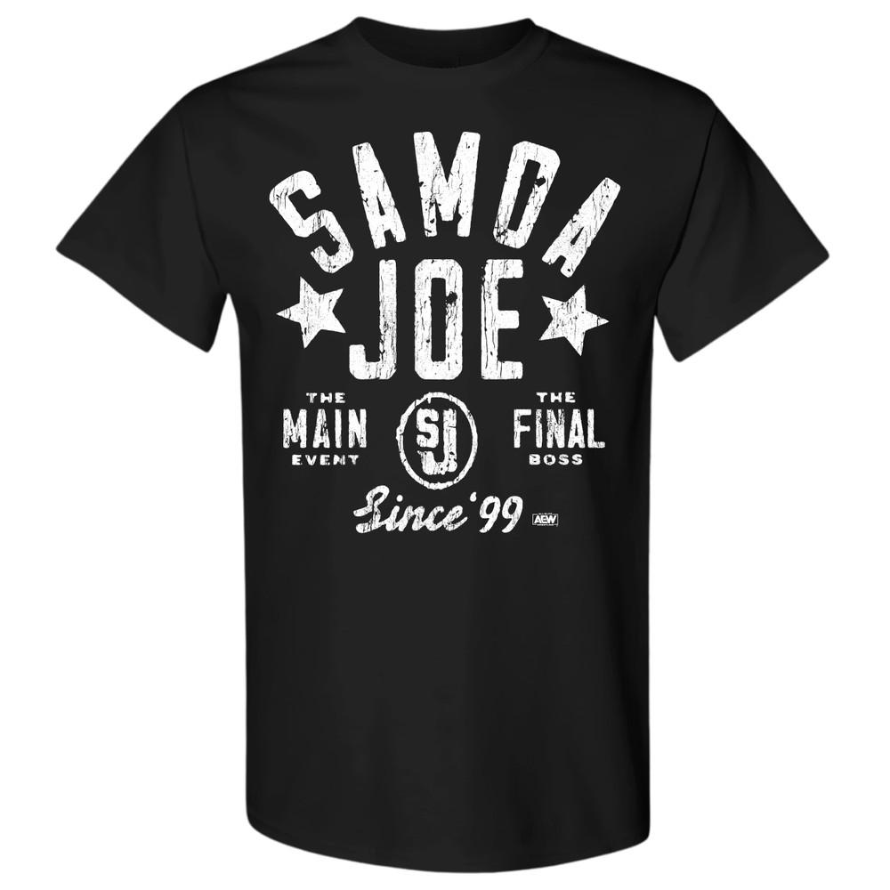 SAMOA JOE  THE FINAL BOSS AEW Official TShirt Unisex T-Shirt M