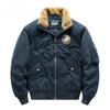 Winter Cotton-padded Men's Plus-size Flight Suit Workwear Lamb Wool Collar Padded Jacket Padded Jacket for Men