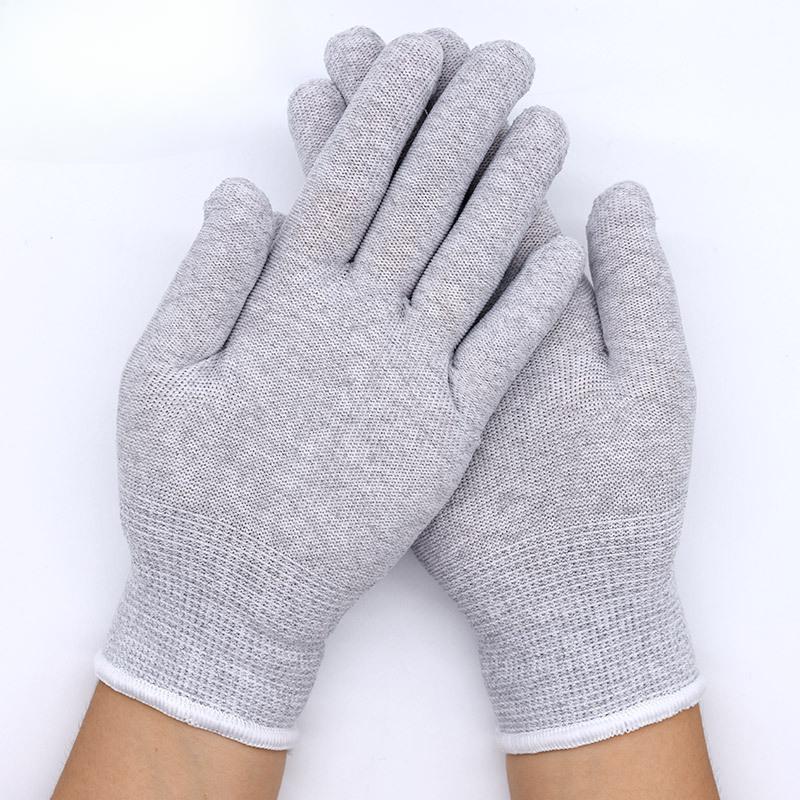 Verdickte Baumwollhandschuhe, Baumwollhandschuhe für die Arbeits- und Freizeitetikette, weiße Arbeits- und Arbeitsversicherungshandschuhe