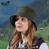 New summer quick-drying waterproof hat outdoor mountaineering fishing shading sun protection hat breathable brim solid color bucket hat