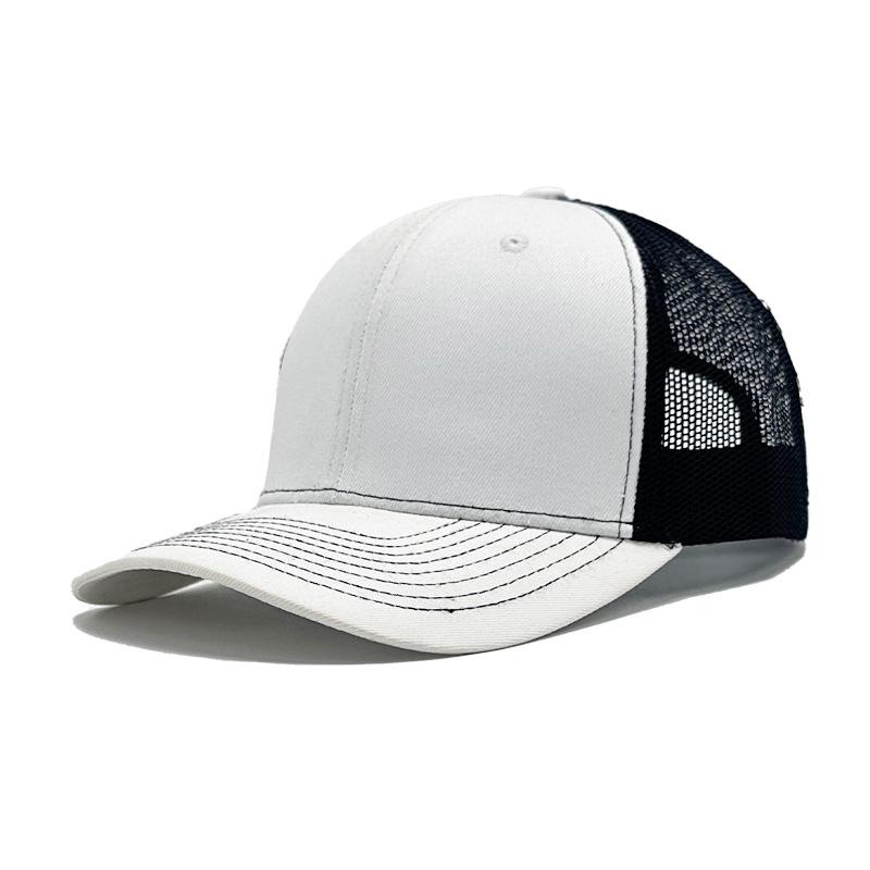 Embroidery Baseball Cap Outdoor Micro Bent Mesh Cap Hat Men's Style
