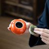 Auspicious Persimmon Tea Caddy Gift Box