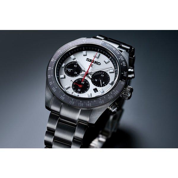 Seiko Pánske SBDL095 (PROSPEX SPEEDTIMER Solárny Chronograf) Okrúhle hodinky Silver Stainless