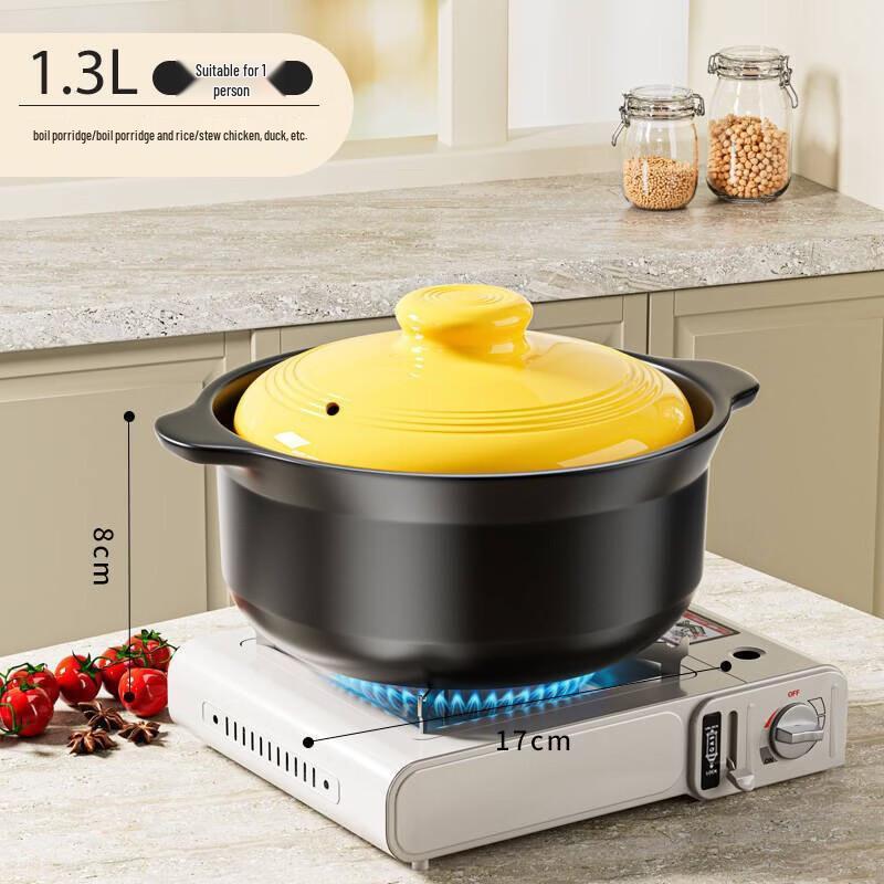 Zhishi Heat-Resistant Ceramic Casserole Pot