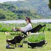 Blackdog Portable Folding Outdoor Lounger Chair for Camping, Beach, and Lunch Breaks
