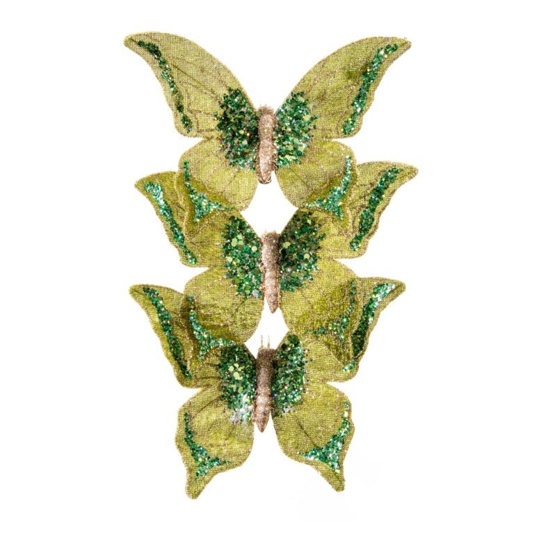 Premier Butterfly Decoration (Pack of 3)