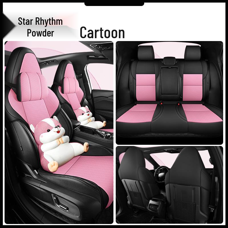 2023 Lynk & Co Car Seat Covers: Mesh Cartoon Cushion for Models 01, 02, 03, 05, 06