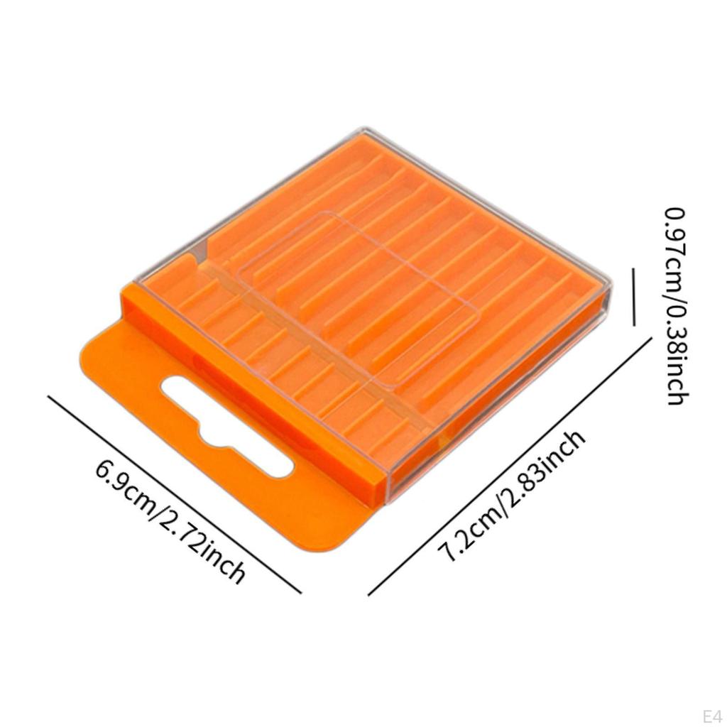 Bits Storage Box Holder Dispenser Tool Carrier Empty Case Organizer for Home Diamond