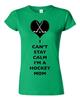 Junior I Can't Stay Calm I'm A Hockey Mom Player Team Sports Fan DT T-Shirt Tee Unisex T-Shirt