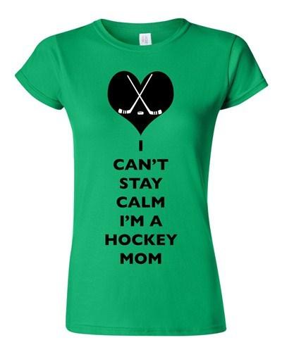 

Junior I Can t Stay Calm I m A Hockey Mom Player Team Sports Fan DT T-Shirt Tee Unisex T-Shirt M