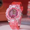 Student Children'S Watch Women'S Plastic Frozen Luminous Glowing Bracelet Niche