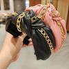 Stylish PU Headbands with Knot Soft Unique Hair Hoop Multiple Styles Headdress for Ladies and Teens