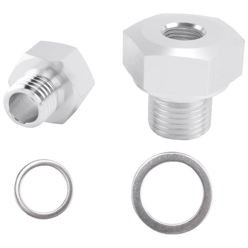 Practical Oil Pressure Adapter Fitting LS Swap Gauge Sensor Adapter M16X1.5 M12X1.5 1/8 Connector NPT Connectors-A08Q