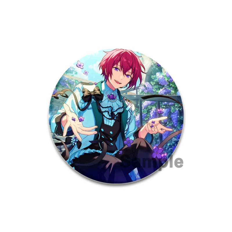 32/44/58mm Ensemble Stars Idol Round Brooch Cartoon Cosplay Badge Icons Lapel Pins for Backpack Gifts Tsukasa Suou