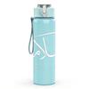 1PC Faint White Signature Sketch Print 750ml Color Plastic Sports Water Bottle Leakproof Flip Straw Lid Suitable for Sports Office Home Use