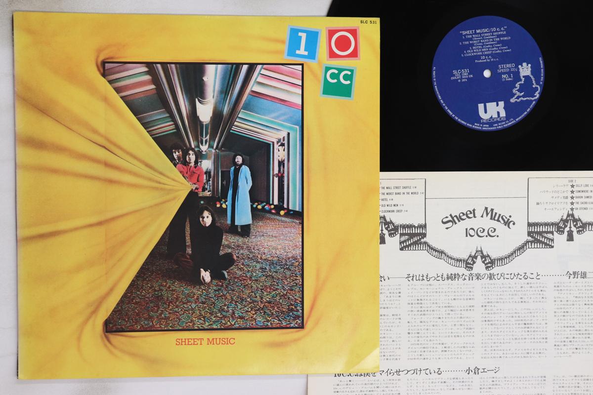 

LP Record 10CC - Sheet Music SLC531 UK 1974 Japan Rock Used