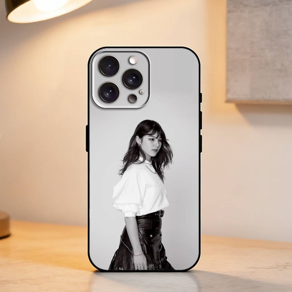A-Alysa L-Liu Phone Case For iPhone 17,16,15,14,13,12,11 Plus,Pro Max,XS,Soft Silicone Black Cover