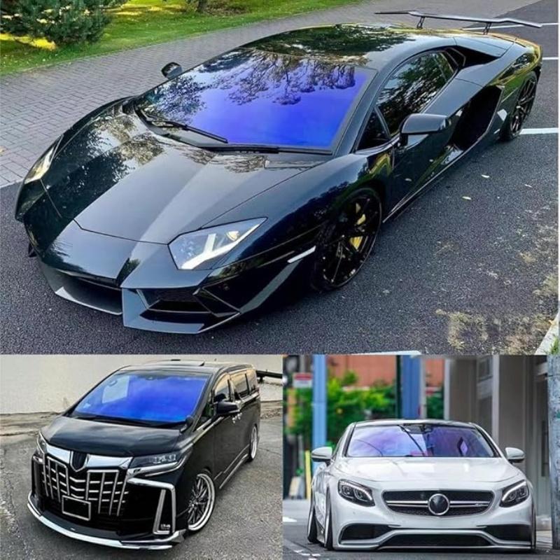 Chameleon Front Windshield Tint Car Film Solar Protection Scratch Resistant UV Heat Blocking Glass Film for Vehicle