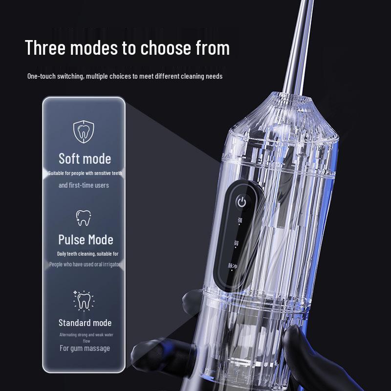 Portable Electric Oral Irrigator: Long-Lasting Water Flosser for Household Dental Care