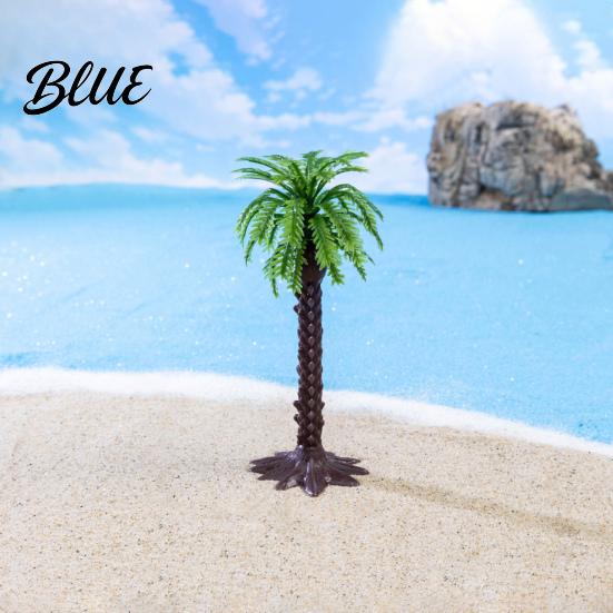 Micro Landscape Ornaments Detailed Garden Miniature Boat/Chair/Umbrella/Palm Decoration Ornaments Beach Tree/Swimming Ring Accessories for