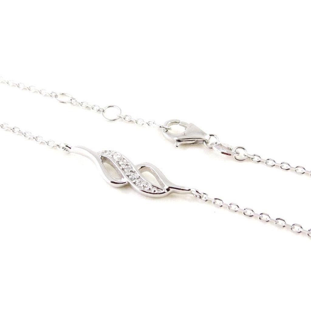 Les Trésors De Lily [I9892] - Silver Bracelet 'Goddess' Silver White (rhodium-plated) - 25x5 Mm