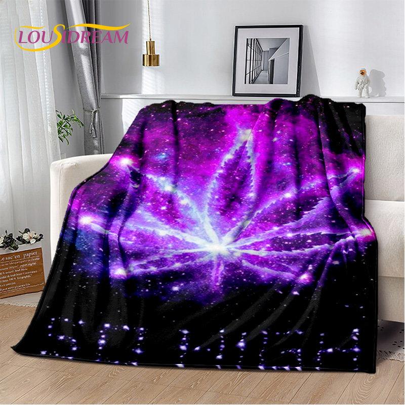 Bob Marley Reggae Music Jamaican Maple Leaf Plush Blanket,Flannel Blanket Throw Blanket for Living Room Bedroom Bed Sofa Picnic