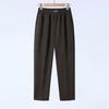 Yalu Middle-Aged Women's Plus Size Casual Straight Pants