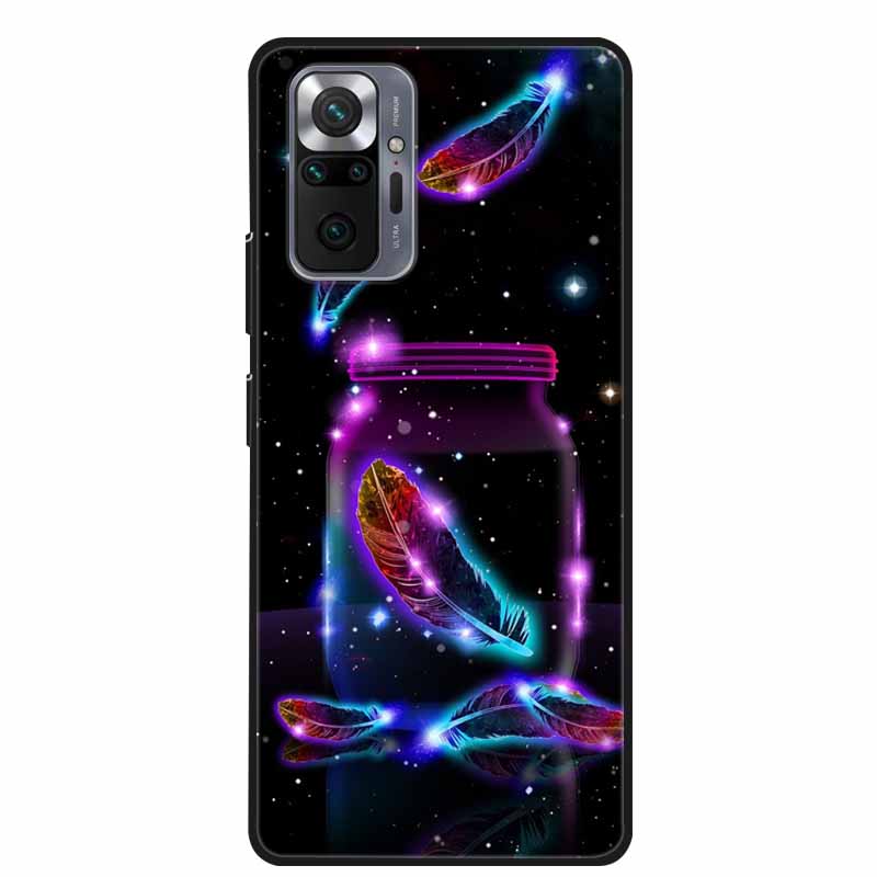 Per Xiaomi Redmi Note 10 Pro Custodia Moda Morbido Silicone Cover per Telefono per Redmi Note10 Pro Max Coque M2101K6G Paraurti Cool Funda