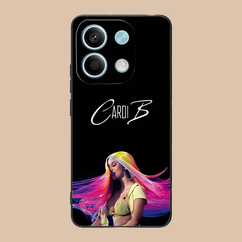 Cardi B Matte TPU Mobile Phone Case for POCO F8 F7 F6 F5 F4 F3 F2 Pro GT C75 C71 C65 C61 C40 Pro Ultra Colorful Cover