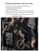 Plus Size Men's Crew Neck Sweatshirt - Loose Fit, Trendy Print for Spring & Autumn
