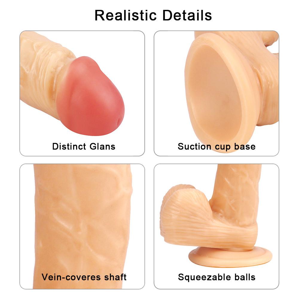 24cm Huge Dildo with Suction Cup Dildo for Anal Lifelike Dildo Realistic Penis Sex Toys for Woman Adult Sex Shop 18+ Good