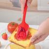 Set of 3 Small Spatulas Heat Resistant Rubber Kitchen Utensils Spatulas Functional Baking Scrapers for Cooking Baking
