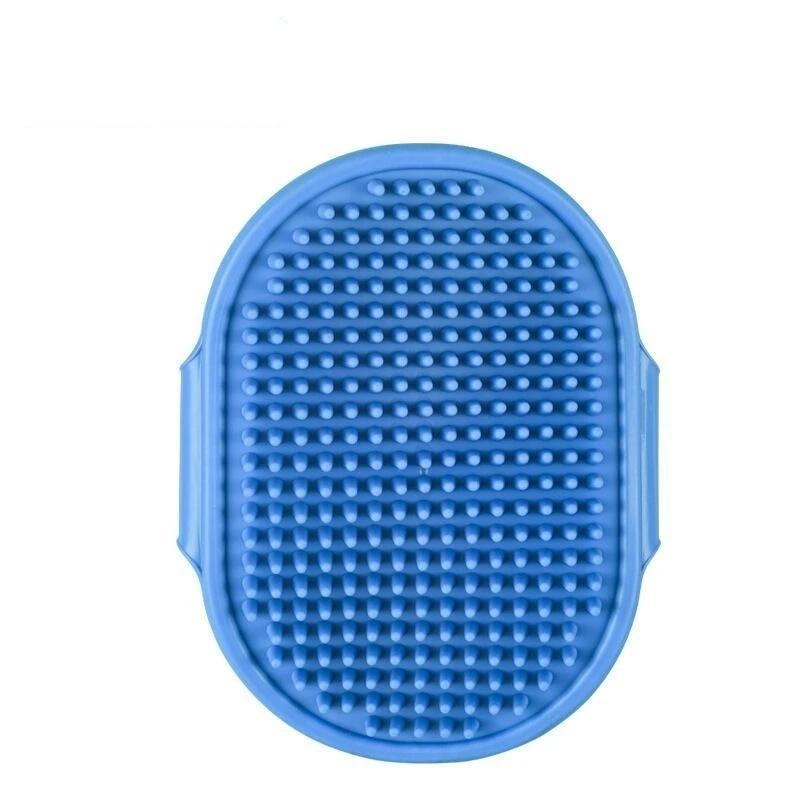Silicone Dog Cat Bath Brush Soft Massage Comb Hair Remover Wet And Dry Use Pet Hair Remover Pet Grooming Cleaning Supply