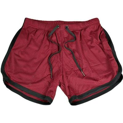 Herren Schnelltrocknende Shorts Mesh Straight Shorts Fitness Strand Sportshorts
