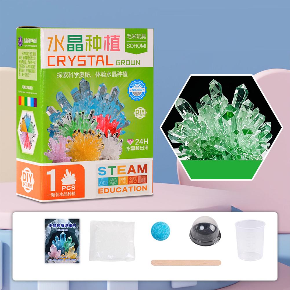 Crystal Planting DIY Scientific Experiment Set Chemical Experiment Educational Toy Handmade Toys Gift for Children Kid