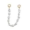 1Pc Korean Mobile Phone Stone Shaped Pearl Portable Bracelet Chain for IPhone 14 Pro Max 13 12 Samsung Flip 4 3 5G