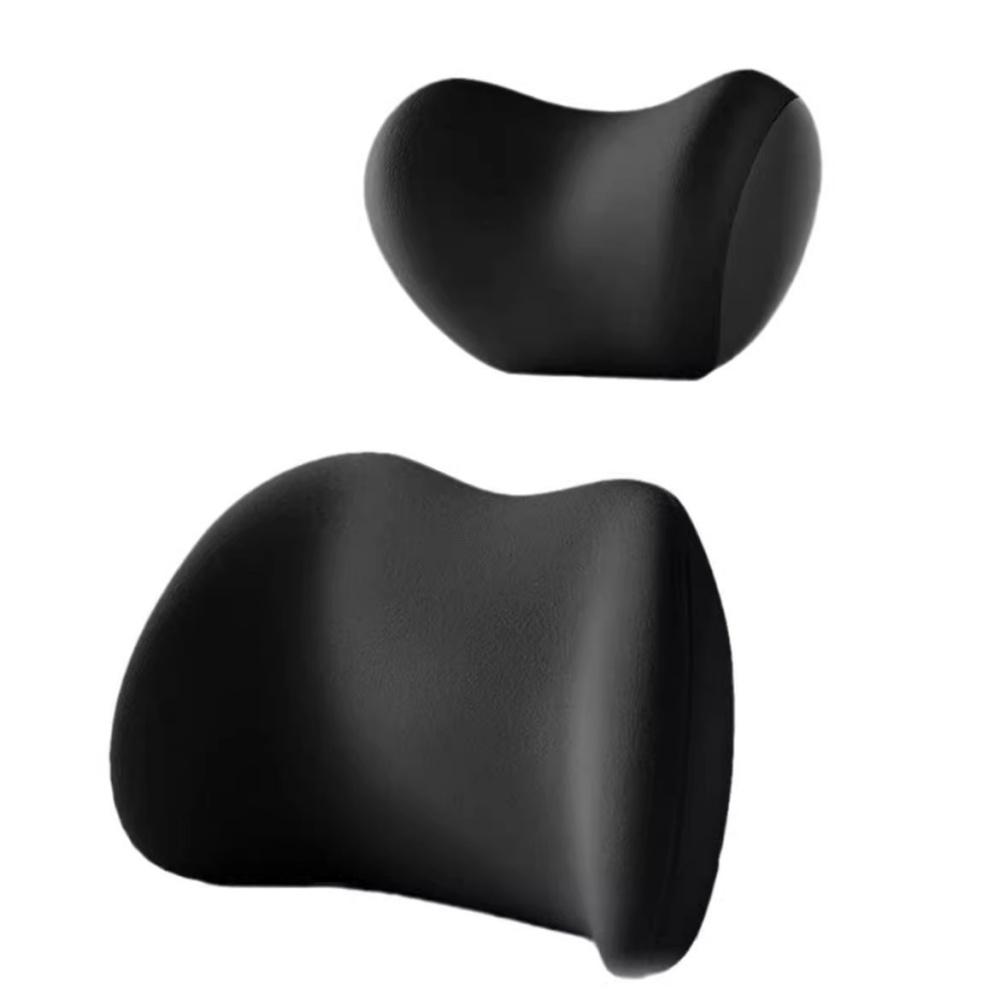 Automotive Accessories Memory Sponge Material Three-Dimensional Support Headrest And Lumbar Pillow Universal Model
