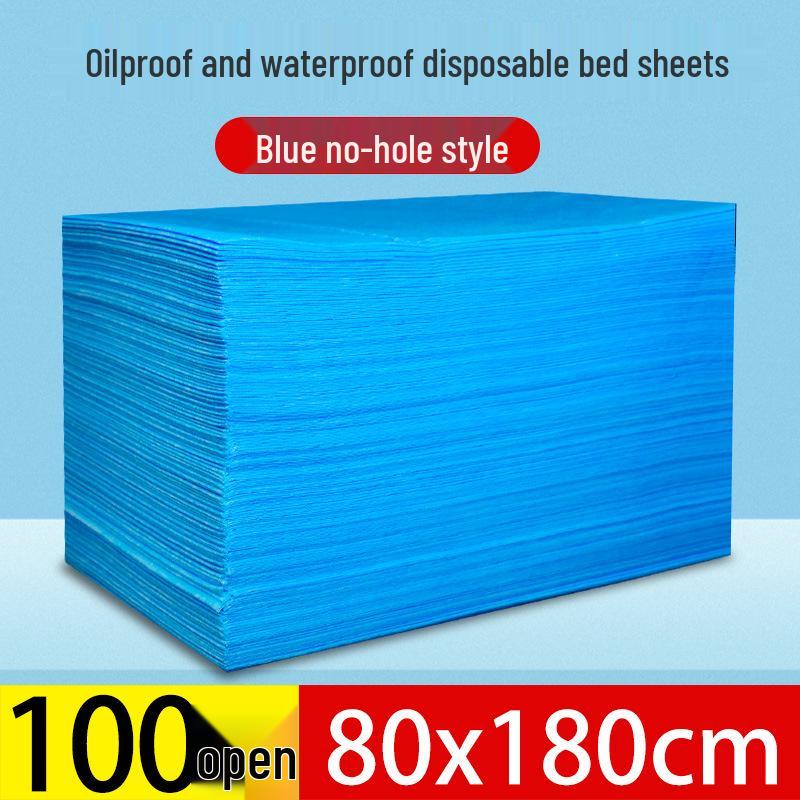 Disposable Oilproof Massage Table Sheets, Waterproof & Thickened Non-Woven Travel Mattress Pads