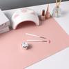 Non-Slip Leather Nail Art Mat Foldable Manicure Practice Pad Desktop Table Mat for Acrylic Gel Nail Polish Tools Accessories