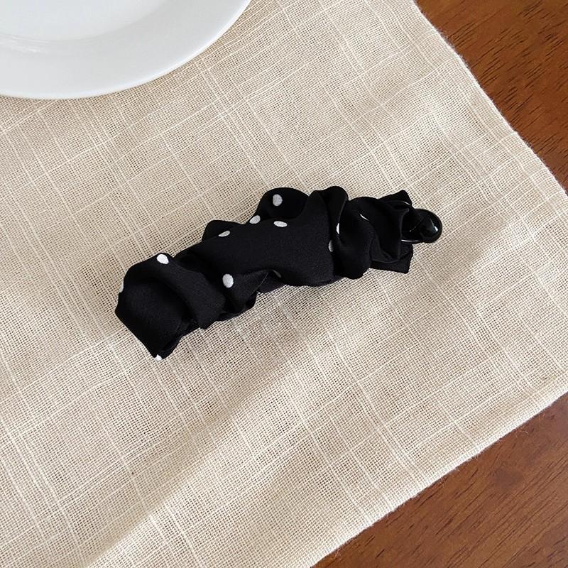 Vintage Leopard Print Dot Plaid Banana Hair Clip For Women Girls Sweet Hair Ornament Hairpin Barrette Hair Accessories