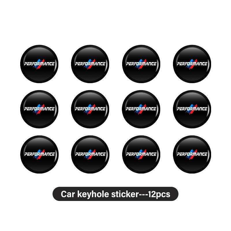 Car Door Keyhole Sticker Lock Protector Lock Core Decal Accessories For BMW X1 X3 E39 E46 E30 E36 E87 E60 E90 F26 G02 E70 F15