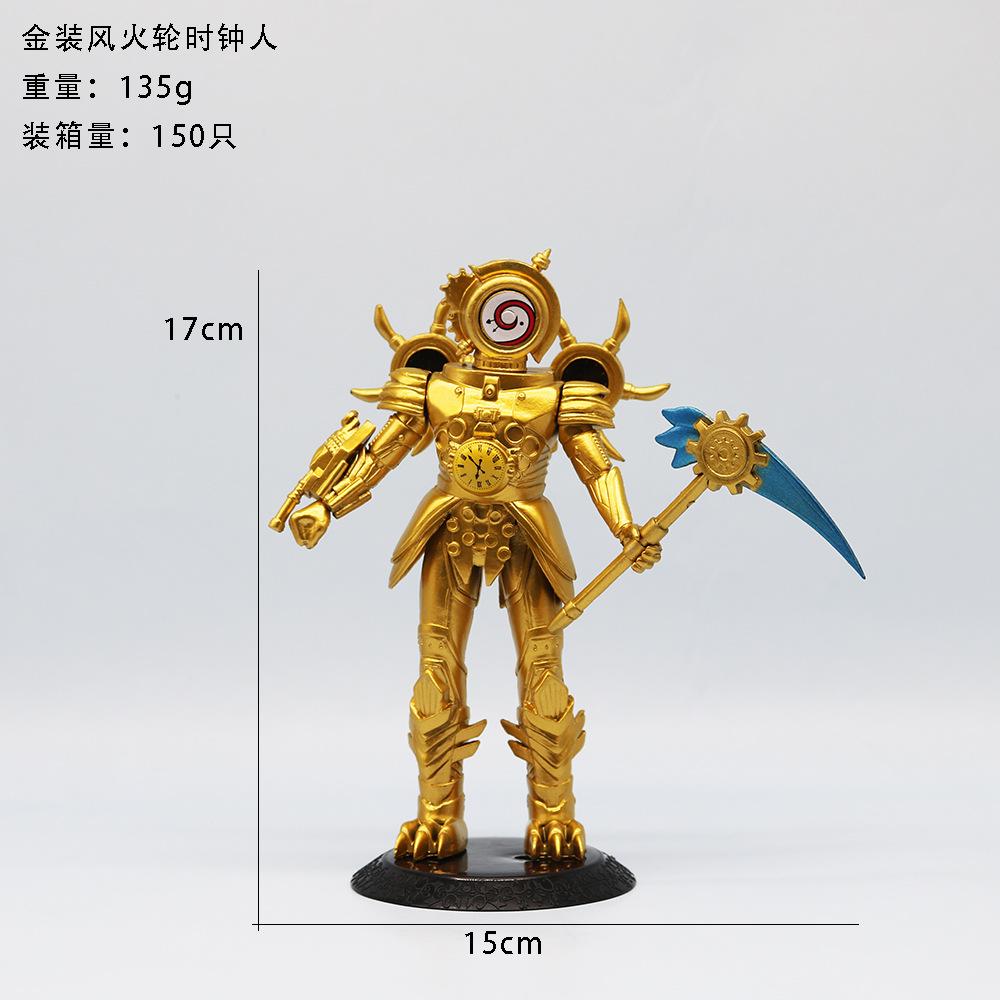 Skibidi Toilet Cameraman Titan Anime Clock Man Figures Titanium Figurine Handmade Model Doll Collection Hobby Toy Desl Decor