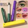 8-цветная тушь для ресниц Ultra Length Volume Colorful Mascara Стойкая водостойкая тушь для ресниц, не размазывается, идеально подходит для вечеринки, Хэллоуина, сценического макияжа
