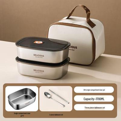 ZISIZ Heated Large Capacity Insulated Lunch Box