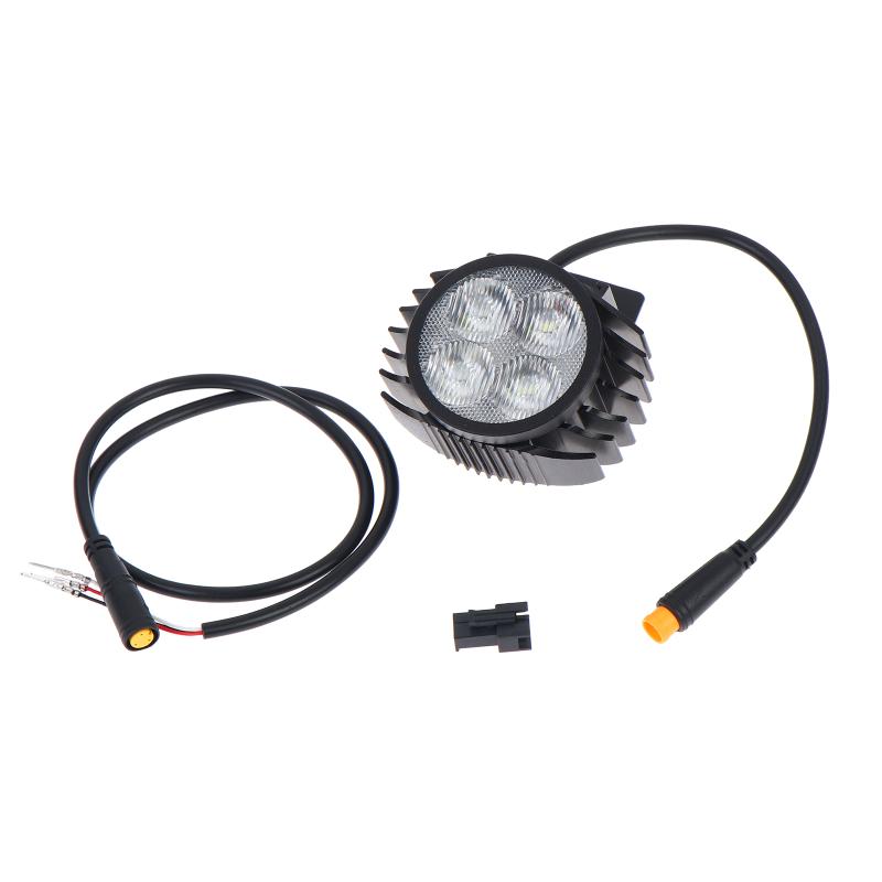 Scratch-resistant LED Headlight for Kukirin G2ProDB Electric Scooter High Brightness Durable Headlamp for Night Commuting